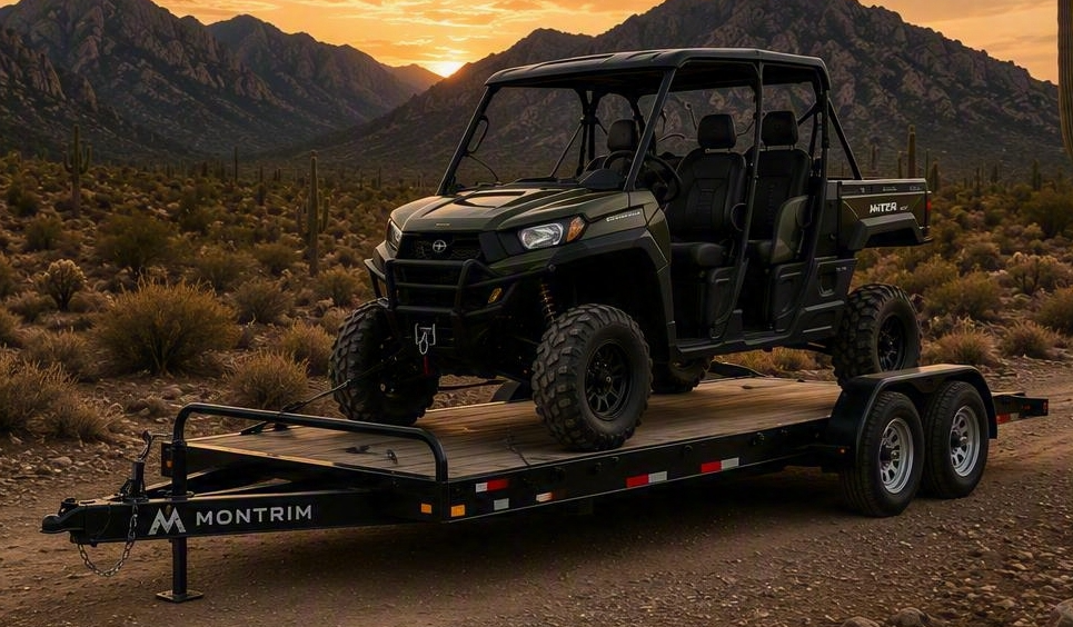 Open trailer and utility terrain vehicle